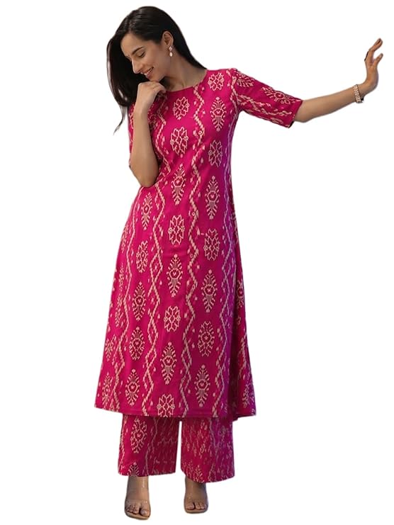 Kurti-Palazzo 2-Piece Set - Turquoise