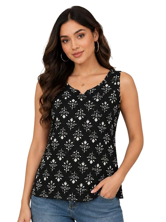 Printed Rayon Top - Mustard Floral