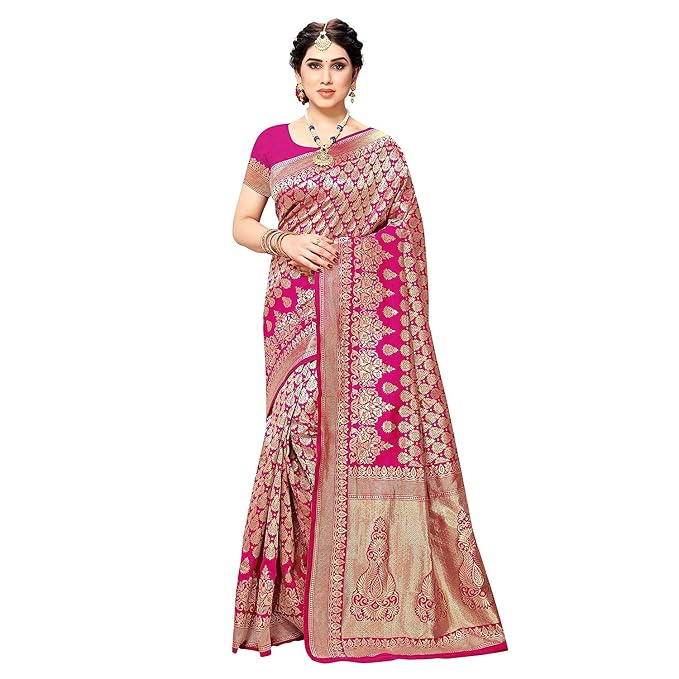 Banarasi Silk Saree - Royal Blue
