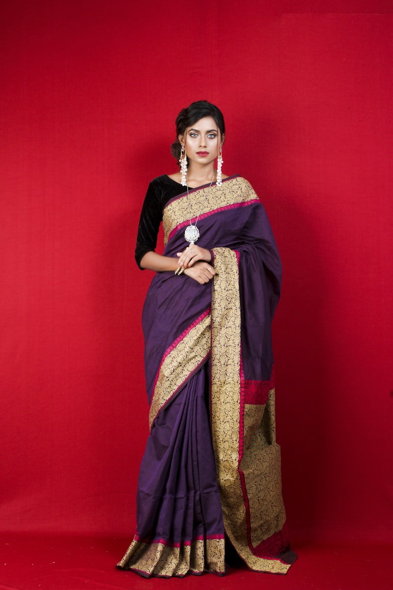 Kanchipuram Silk Saree Maroon Gold
